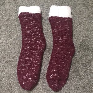 “Indoor shoes” (socks)